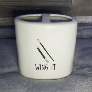 Rae Dunn make up brush organizer